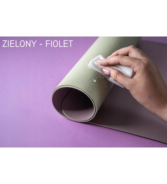 MATA zielona fiolet 80x40