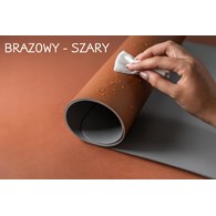 MATA brązowa szara 60x35