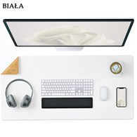 Wooden desk mat 80*40 White