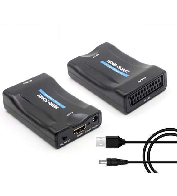 Adapter HDMI do scart T617A