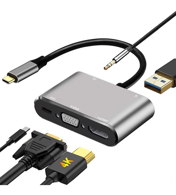 typ c do hdmi+vga