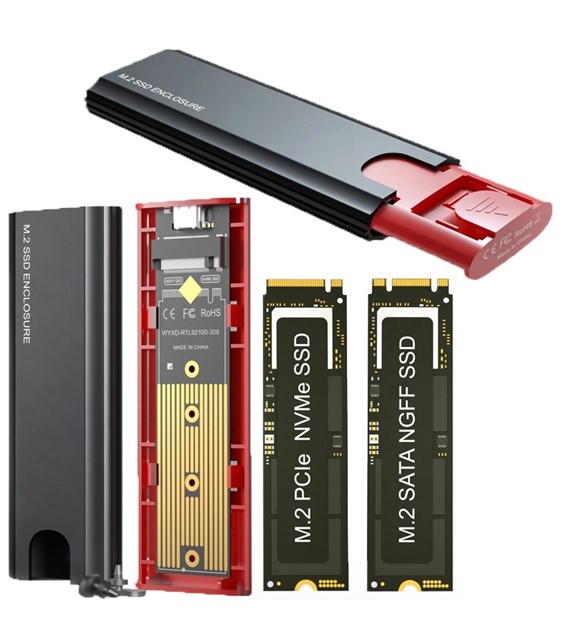 TYpe c  M.2 SDD Case support NVME and Sata