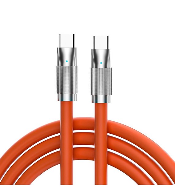 Kabel USB C to USB C orange 1M